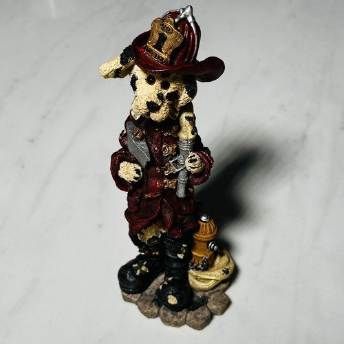 Boyds Folkstone Collection - Folk Art Fireman Dog Dalmatian - Sparky McPlug - Picture 1 of 6
