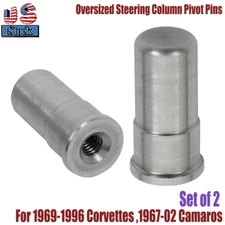 2x Oversized Steering Column Pivot Pins For 1969-96 Corvettes 1967-2002 Camaros