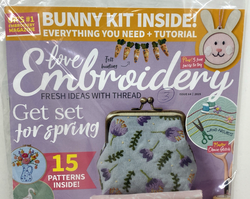 LOVE EMBROIDERY MAGAZINE ISSUE 64 2025 + FREE GIFTS - BRAND NEW SEALED (002) - Picture 3 of 6