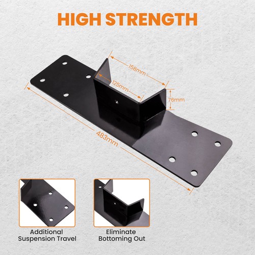 Lowering Kit Axle C Notch Drop Flip Brackets For GMC Sierra 1500 1999-2007 - Picture 3 of 12