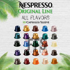 Nespresso Coffee 10 Pods Original Line Capsules Flavors MINIMUM ORDER 3 SLEEVES