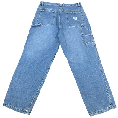 デニム・ジーパン IONSEOUL Vintage Carpenter Denim Pants JE399 Vintage Y2K Express Carpenter Jeans Mens 36x31.5 Precision