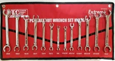 13 pc Flare Nut Line Wrench Set SAE 1" & Metric 24 mm Hydraulic Extreme Torque
