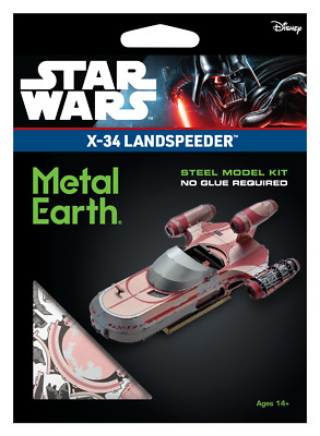 Fascinations Metal Earth Star Wars X-34 LANDSPEEDER 3D Steel Model