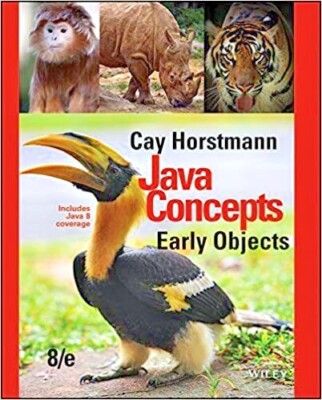 Java Concepts Early Objects, 8th Edition - Hardcover By Cay Horstmann -