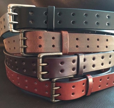 #ad AMISH MADE WICKETT amp; CRAIG 1.5quot; HEAVY DUTY REAL LEATHER WORK GUN HOLSTER BELT $59.99