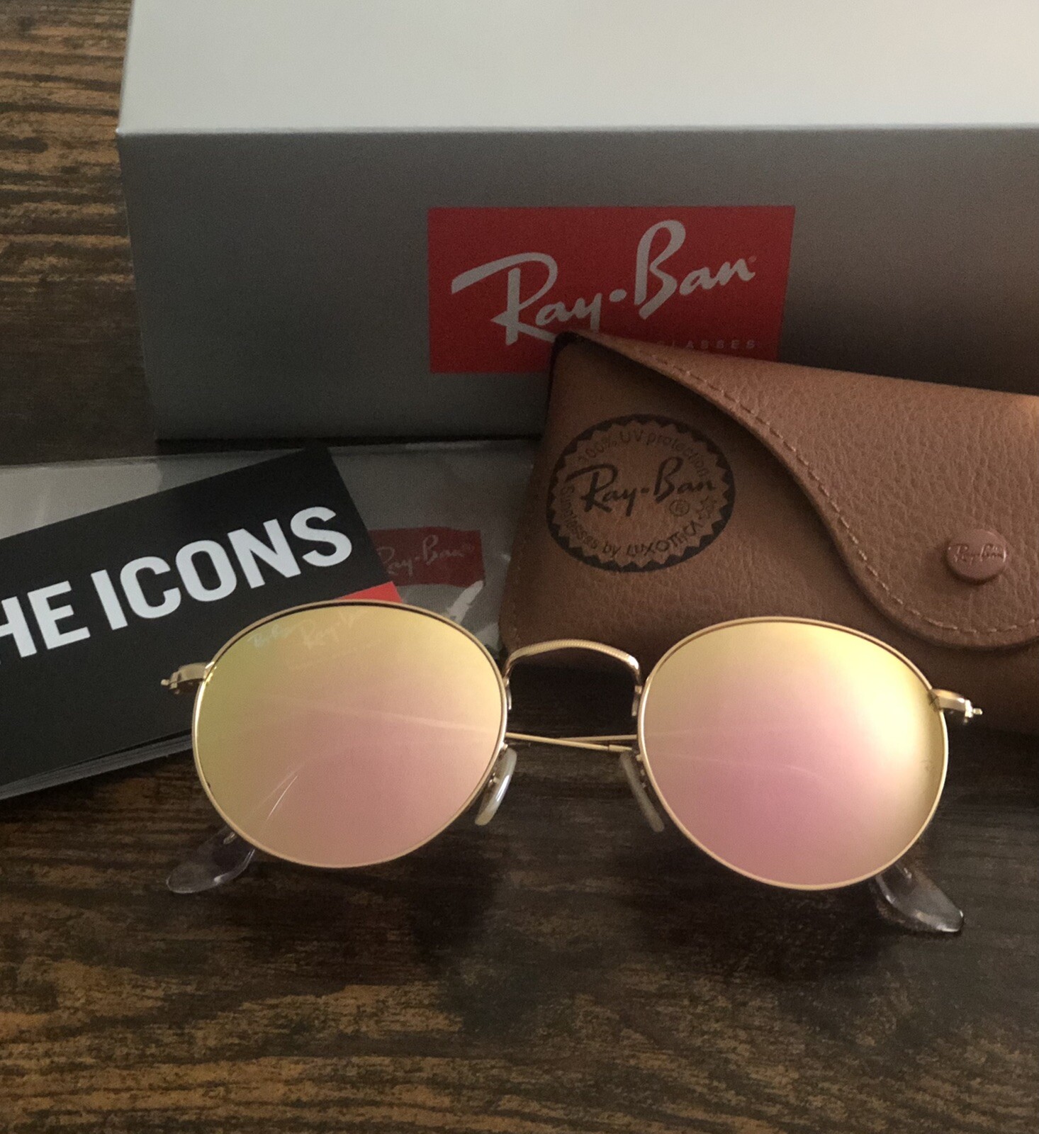 Купить Ray-Ban RB3447 Unisex Round 