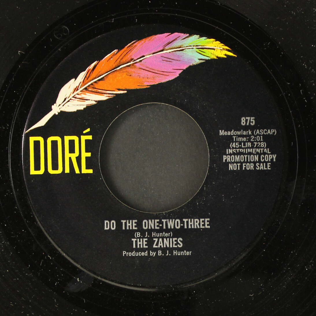 ZANIES: mr. president-to-be / do the one-two-three DORE 7" Single 45 RPM