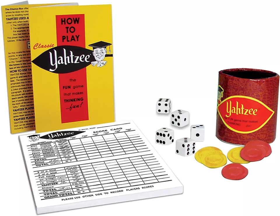 Yahtzee Juego de Dados Clásico - Noche de Juego Familiar Niños 8+ y Adultos Foto 4 de 4
