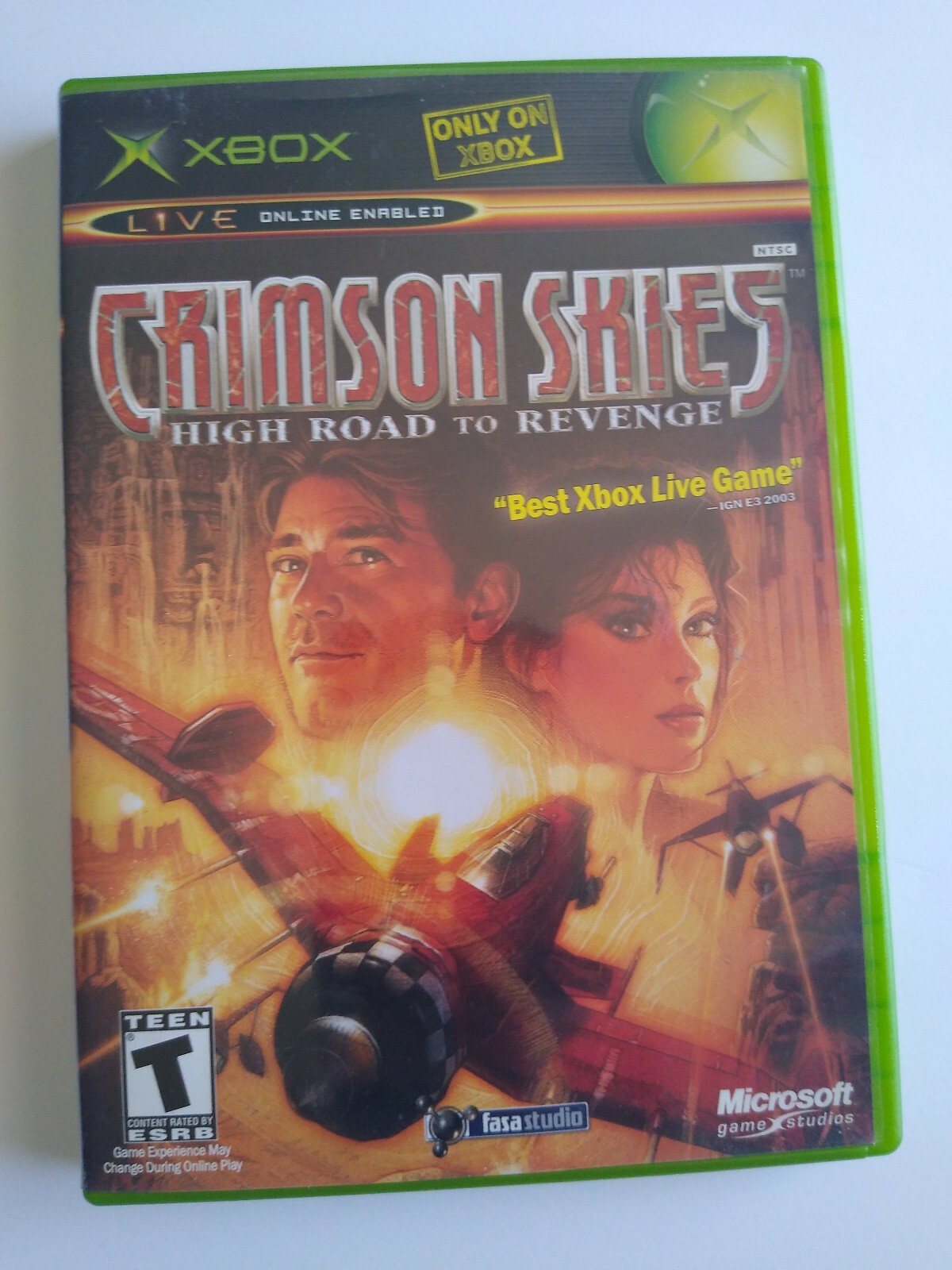 Crimson Skies High Road to Revenge - Complete Original Xbox Game