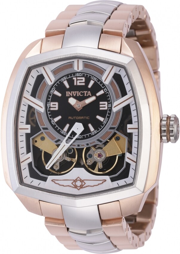 Мужские часы Invicta Akula с автоматическим черным циферблатом 43999