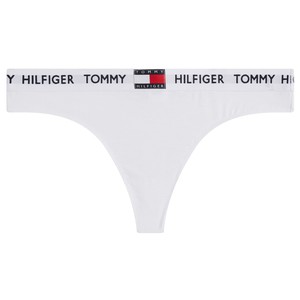 Tommy Hilfiger Logo De Algodón Orgánico Para Mujer Ropa Interior Tanga-pvh  Clásico Blanco | eBay