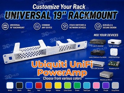 Ubiquiti UniFi PowerAmp 19'' Rackmount 1U - Mix & Match with other devices