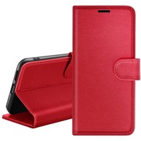 Zanaé, Portemonnaie Etui Galaxy A26 Mit StäNder Und Magnetlasche, Rot