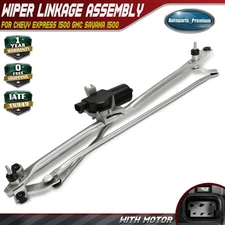 Wiper Motor & Linkage Assembly for Chevy Express 1500 GMC Savana 1500 2008-2012