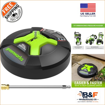 #ad 15quot; Green Surface Cleaner Manual 3100 PSI for Effortless Outdoor Cleaning $104.84
