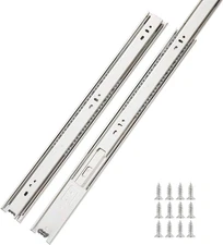 10 Pair of 16 Inch Hardware Full Extension Side Mount Ball Bearing Sliding Drawe