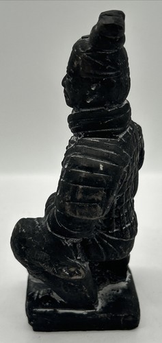 Kneel Chinese Terracotta Warrior Statue Replica Clay 6in Figure Qin Soldier Y3 - Picture 2 of 6