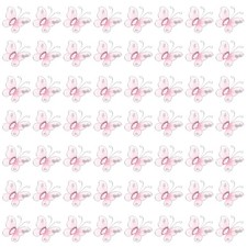 50Pcs Butterflies for Crafts, 1" Mesh Organza Butterflies, Light Pink