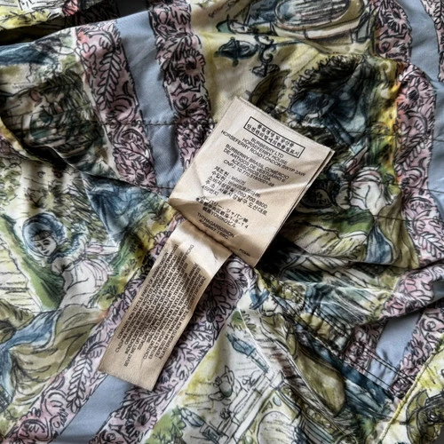 Burberry Illustrated Scene Print Nylon Jacket Size 52 image 10