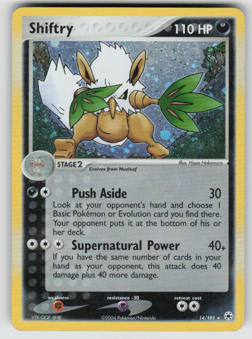Shiftry 14/101 Holo Rare Hidden Legends Pokemon HP