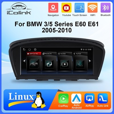 8.8'' Android Auto Autoradio Bluetooth CarPlay für BMW 5 Sere E60 E61 E63 E64 CCC