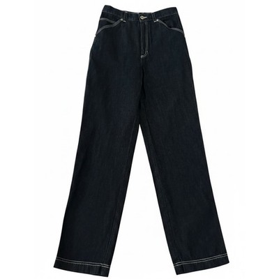 Liz Claiborne Dark Wash Wide Leg Trouser Jean Women's