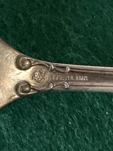 Antique Gorham Sterling Silver Dinner Fork 7” 40g Ornate Scroll Pattern