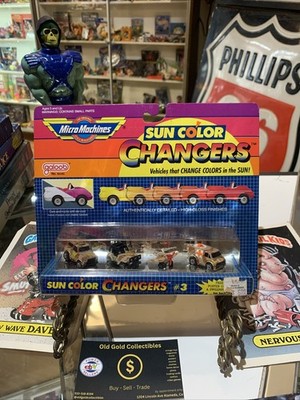 Micro Machines 1988 #3 Sun Color Changers Blister Sealed 10079 