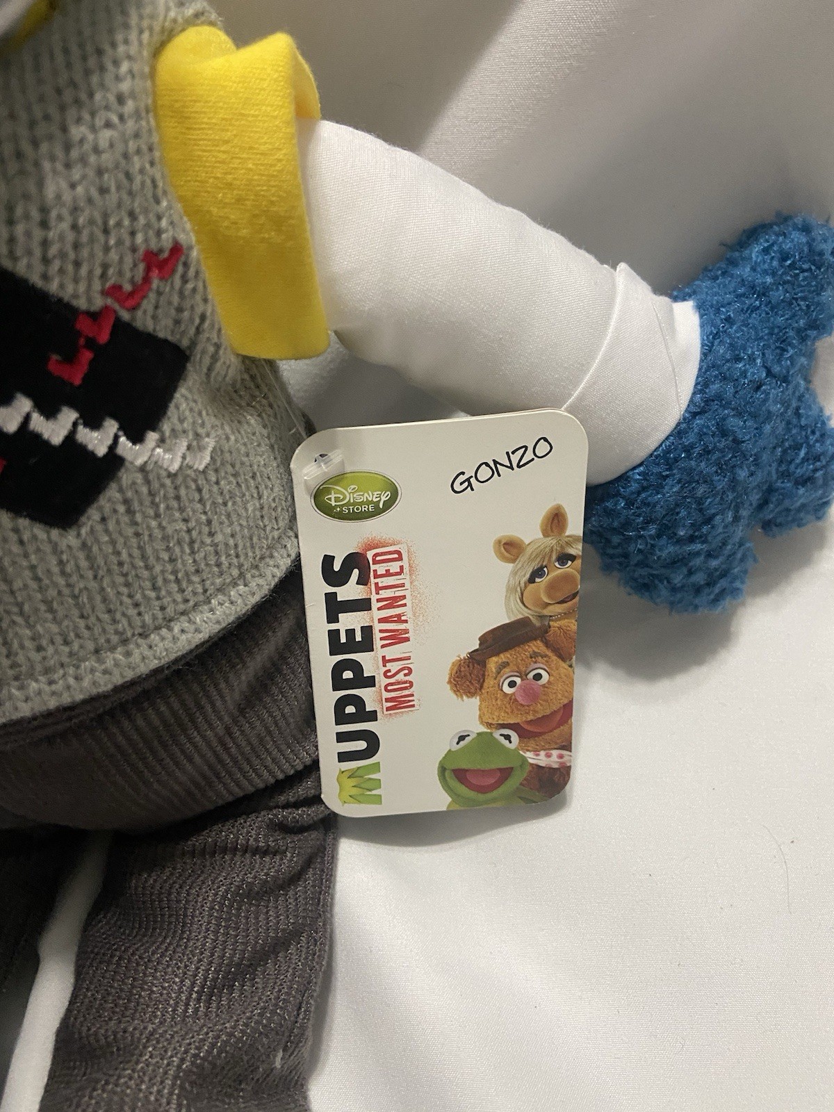 NEW! NWT Gonzo Stuffed Animal Plush Toy Muppets Most Wanted Disney 17” Perfect