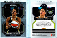 VERONICA BURTON 2022 Panini Prizm WNBA RC #187 🏀 VALKRIES