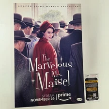 RACHEL BROSNAHAN Authentic signed "MARVELOUS MRS. MAISEL" 12x18 Photo (JSA COA)