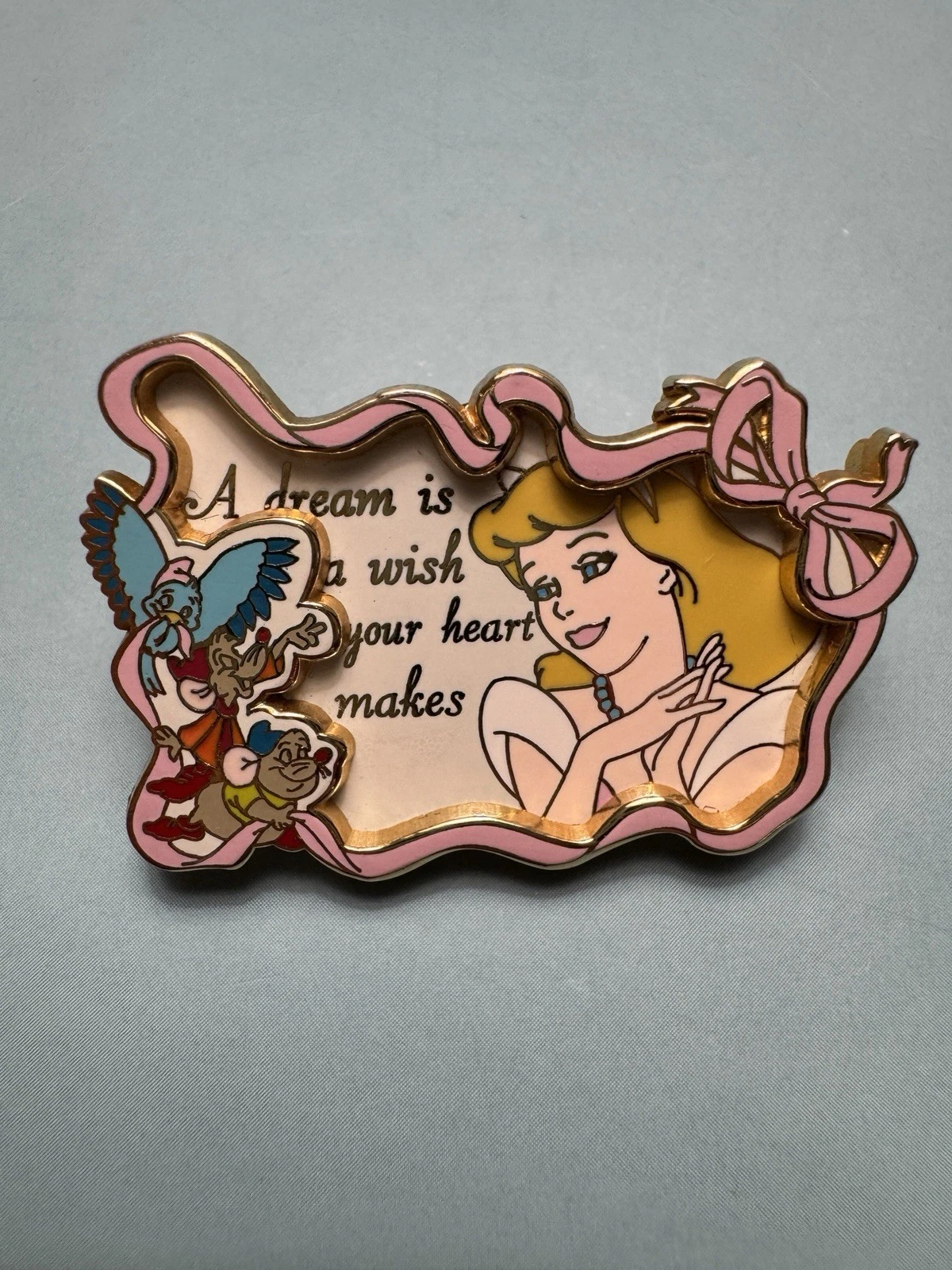 Disney Cinderella A Dream Is A Wish Your Heart Makes Princess Song Series Pin