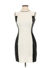 Halston Heritage Women Ivory Cocktail Dress 2