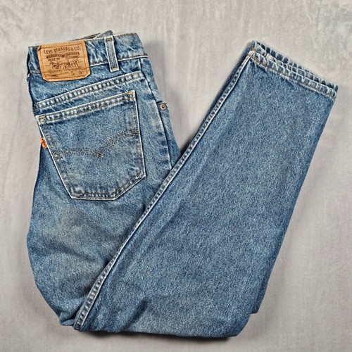 Vintage Levi's 560 Student Jeans Mens 28x28 Orange Tab Made in USA 90s Grunge