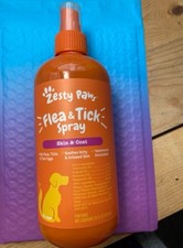 Zesty Paws Flea Tick Spray for Dogs, to Repel Kill Flea Ticks, 16oz Bottle new
