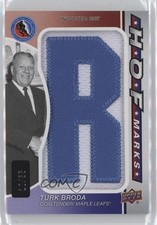 2024-25 Upper Deck SP Game Used HOF Marks 10/35 Turk Broda #HOFM-TB HOF o8j
