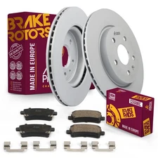 Rear Disc Brake Pad Set & Brake Rotor Kit for LaCrosse Regal XTS Impala Malibu