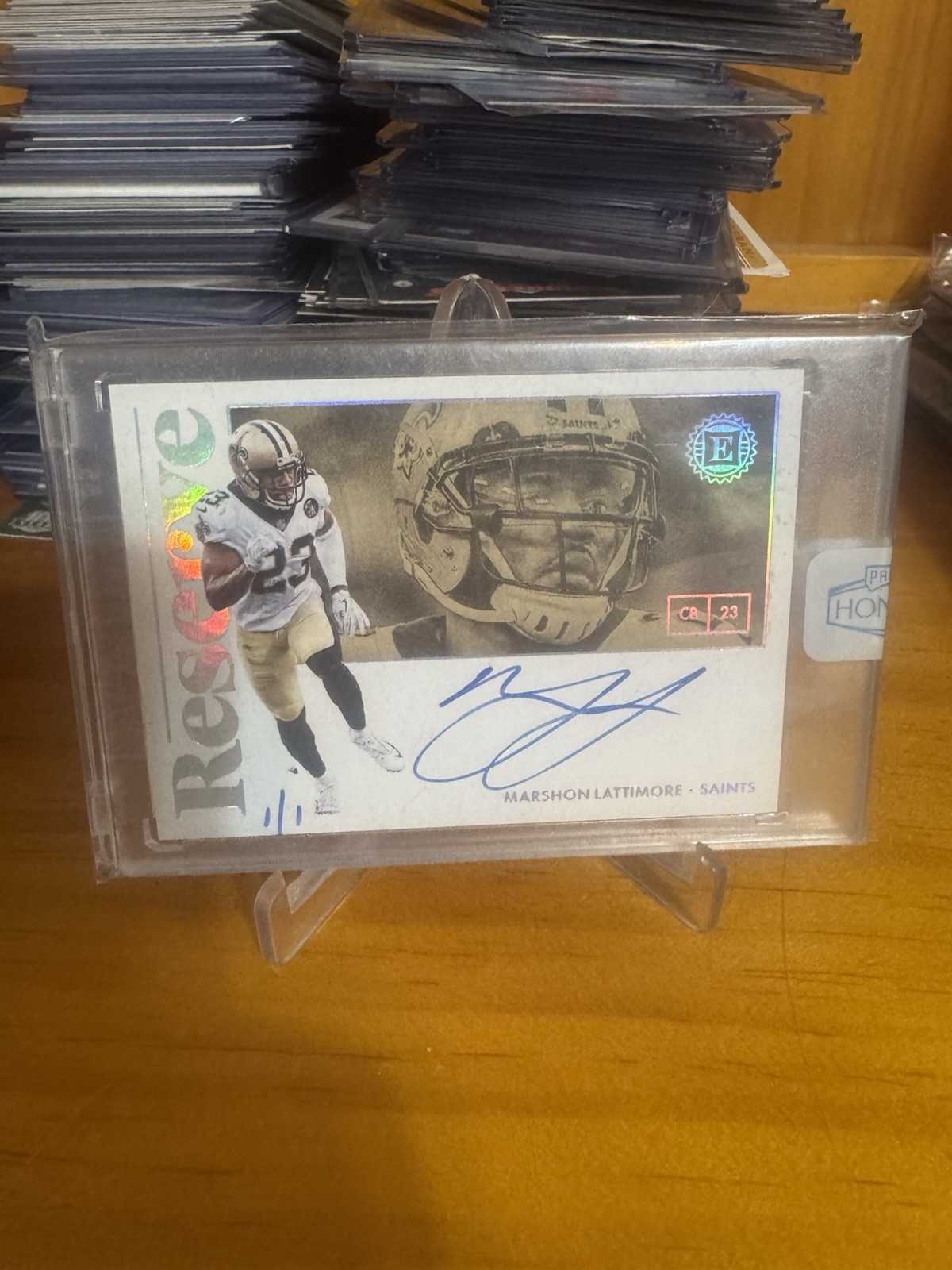 2018 Panini Encased - Reserve Signatures Marshon Lattimore #RS-ML Auto 1/1