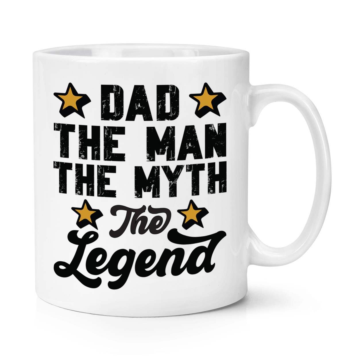 Dad The Man The Myth The Legend 10oz Mug Cup Worlds Best Fathers Day