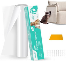 Cat Scratch Furniture Protector, 160"X12" Single-Sided Sticky Couch Protector fr