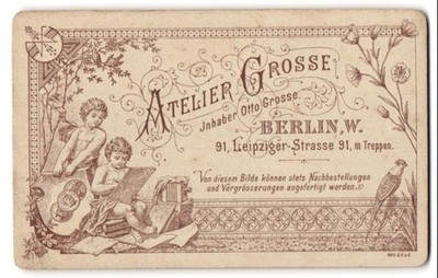 Fotografie Atelier Grosse, Berlin, Leipziger-Strasse 91, Kinder malen eine Bild 