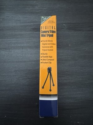 New in Box Digital Concepts TR-023 Camera/Video Mini Tripod