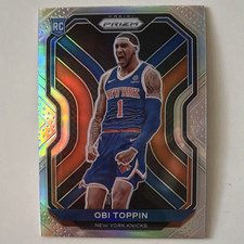 Panini 2020-21 Prizm Obi Toppin New York Knicks #280 Rookie Card. rookie card picture