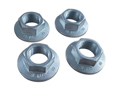 4x AL-KO Flanschmutter selbstsichernd M24 x 1,5 - SW32 - ALKO Artikel Nr. 581200