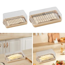 Easy Cut Butter Box Plastic Container with Transparent Cover for Storage Slicing
