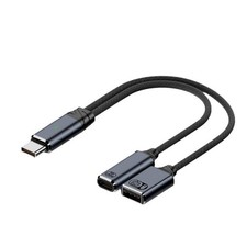 USB C OTG Cable Phone Adapter 2 in 1 Type C to USB A Adapter with PD9694