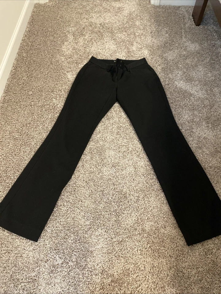 Calça social preta expressa a granel 7 pares tamanho 0S curta feminina negócios trabalho casual - Imagem 2 de 4