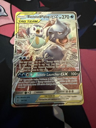 Blastoise & Piplup GX