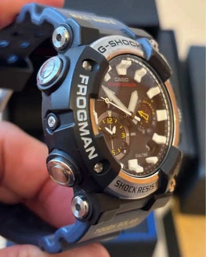 USED CASIO G-SHOCK MASTER OF G Frogman GWF-A1000-1A2JF 53 mm Carbon Watch Japan - Picture 4 of 10